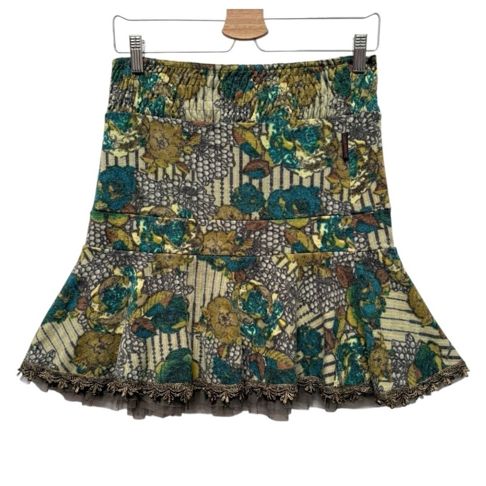 Vintage Ozz Oneste Y2k Floral Skirt Size Medium